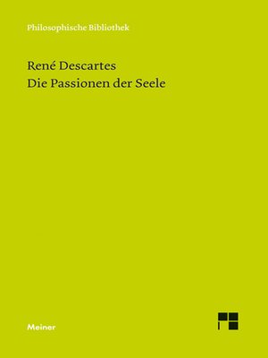 cover image of Die Passionen der Seele